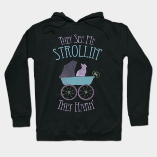 They See Me Strolling Cat Stroller Hoodie